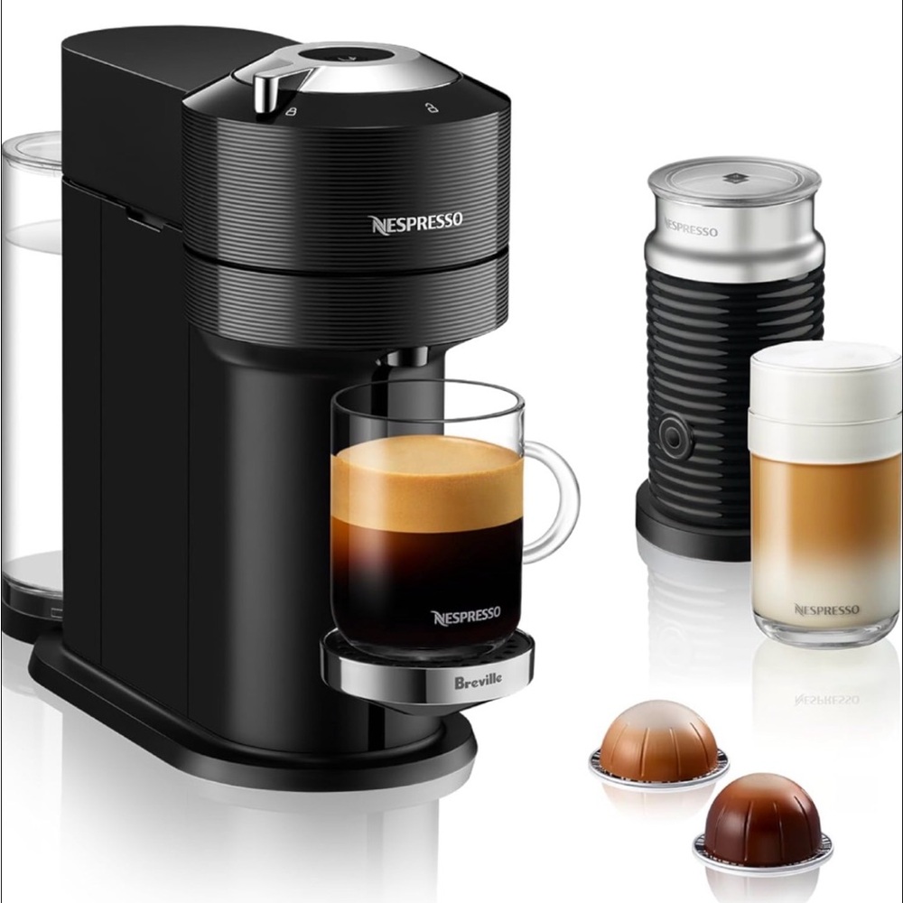Nespresso Vertuo Next Coffee Maker with milk frother